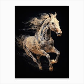 A Horse Painting In The Style Of Surrealistic Techniques4 Canvas Print