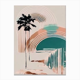 Abstract Beach  2 Canvas Print