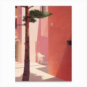 Pink City 1 Canvas Print