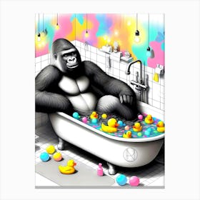 Bath Time Boss Canvas Print