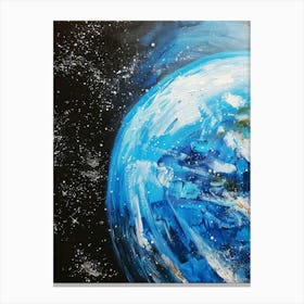 Earth In Space 3 Canvas Print