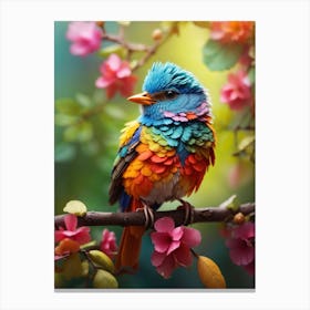 Colorful Bird 3 Canvas Print