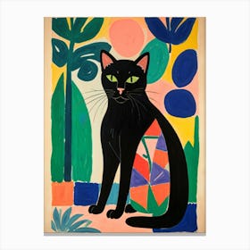 Black Cat 13 Canvas Print