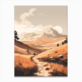 The Colorado Trail Usa 2 Hiking Trail Landscape Canvas Print