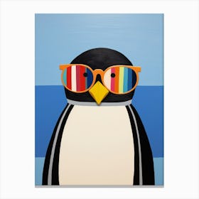 Little Penguin 2 Wearing Sunglasses Canvas Print