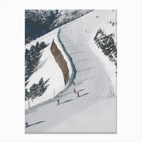 Ski Hill Canvas Print