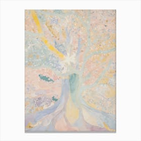 Light Burst Through The Tree Canvas Print