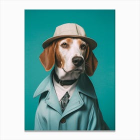 A Beagle Dog 7 Canvas Print