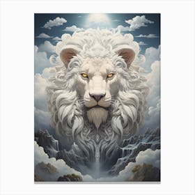 Lion Of The Night Canvas Print