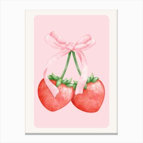 Strawberry Bouquet Canvas Print