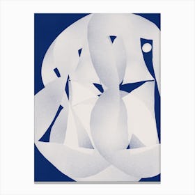 Paper Sculpture Abstract Canvas Print