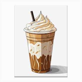 Iced Coffee Canvas Print