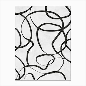 Expressionist lines B Canvas Print