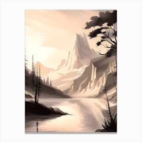 Landscape Painting 4 Canvas Print