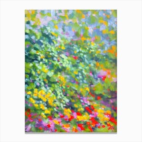 Beauty Bush Impressionist Painting Plant Canvas Print