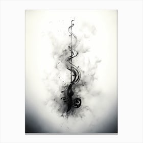 Abstract Music Background Canvas Print