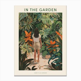 In The Garden Poster Harry P Leu Gardens Usa 2 Canvas Print