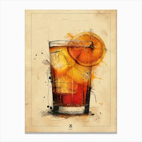 Aperol Spritz Art Print 311 Canvas Print