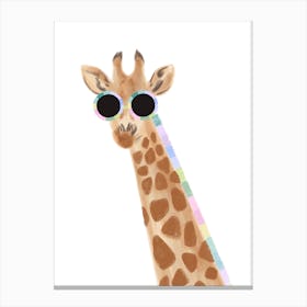 Giraffe Nursery Print Canvas Print