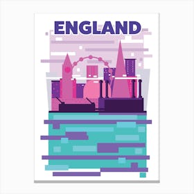 England Skyline Canvas Print