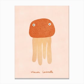 Jellyfish Sea Kids Canvas Print