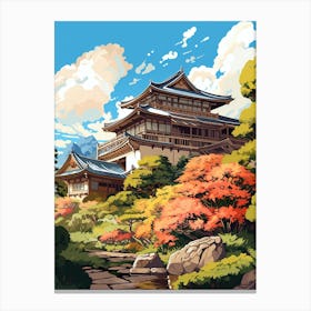 Adachi Museum Of Art Japan  Illustration 3 Canvas Print