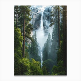 Waterfall Forest (17) Canvas Print
