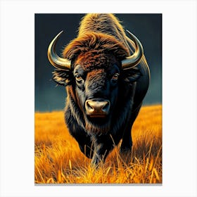 Wild Animal Creative Portrait 14 Canvas Print