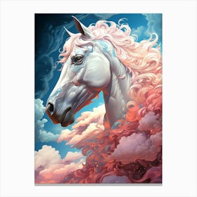 Horse In The Clouds 3 Canvas Print