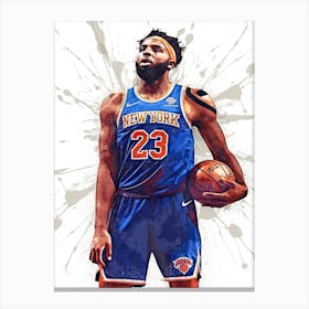 Mitchell Robinson New York Knicks Canvas Print