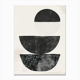 Kuwait City Stone Park Bauhaus Minimalist Canvas Print