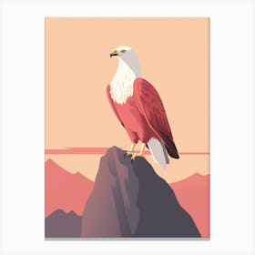 Minimalist Eagle 1 Illustration Canvas Print