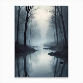 Foggy Forest 2 Canvas Print