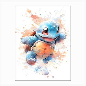 Pokemon Squirtle 7 Canvas Print