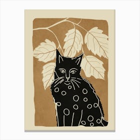 Black Cat 1 Canvas Print