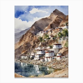 Himalayas Mountain Ladakh Canvas Print