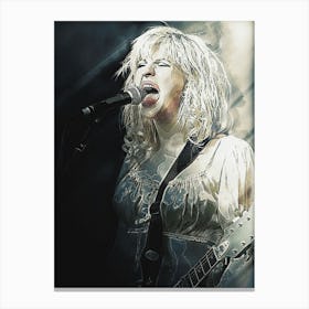 Superstars Of Courtney Love In Live Canvas Print