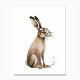 Belgian Hare Kids Illustration 1 Canvas Print