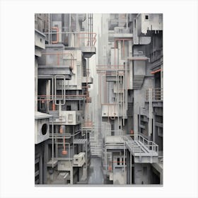 Urban Geometric 14 Canvas Print