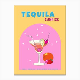 Tequila Sunrise Canvas Print