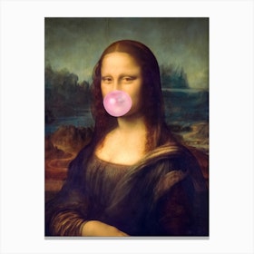 Sassy Mona Lisa Canvas Print