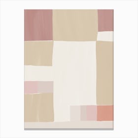 Abstract Painting squares composition Canvas Print