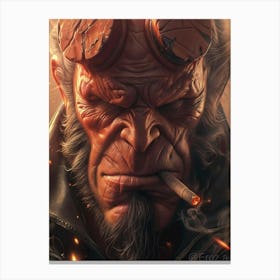 Hellboy Canvas Print