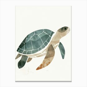 Charming Nursery Kids Animals Turtle 4 Canvas Print