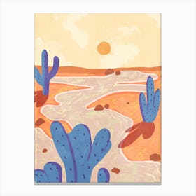 Path Through the Painted Desert Canvas Print