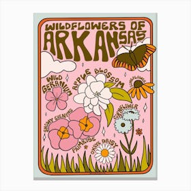 Arkansas Wildflowers Canvas Print