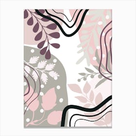 Abstract Floral Pattern 21 Canvas Print