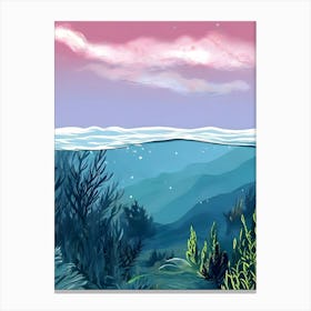 Underwater Landscape Canvas Print