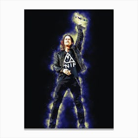 Spirit Of Myles Kennedy Canvas Print