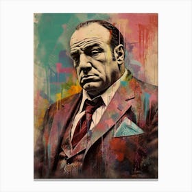Gangster Art Tony Soprano The Sopranos 2 Canvas Print